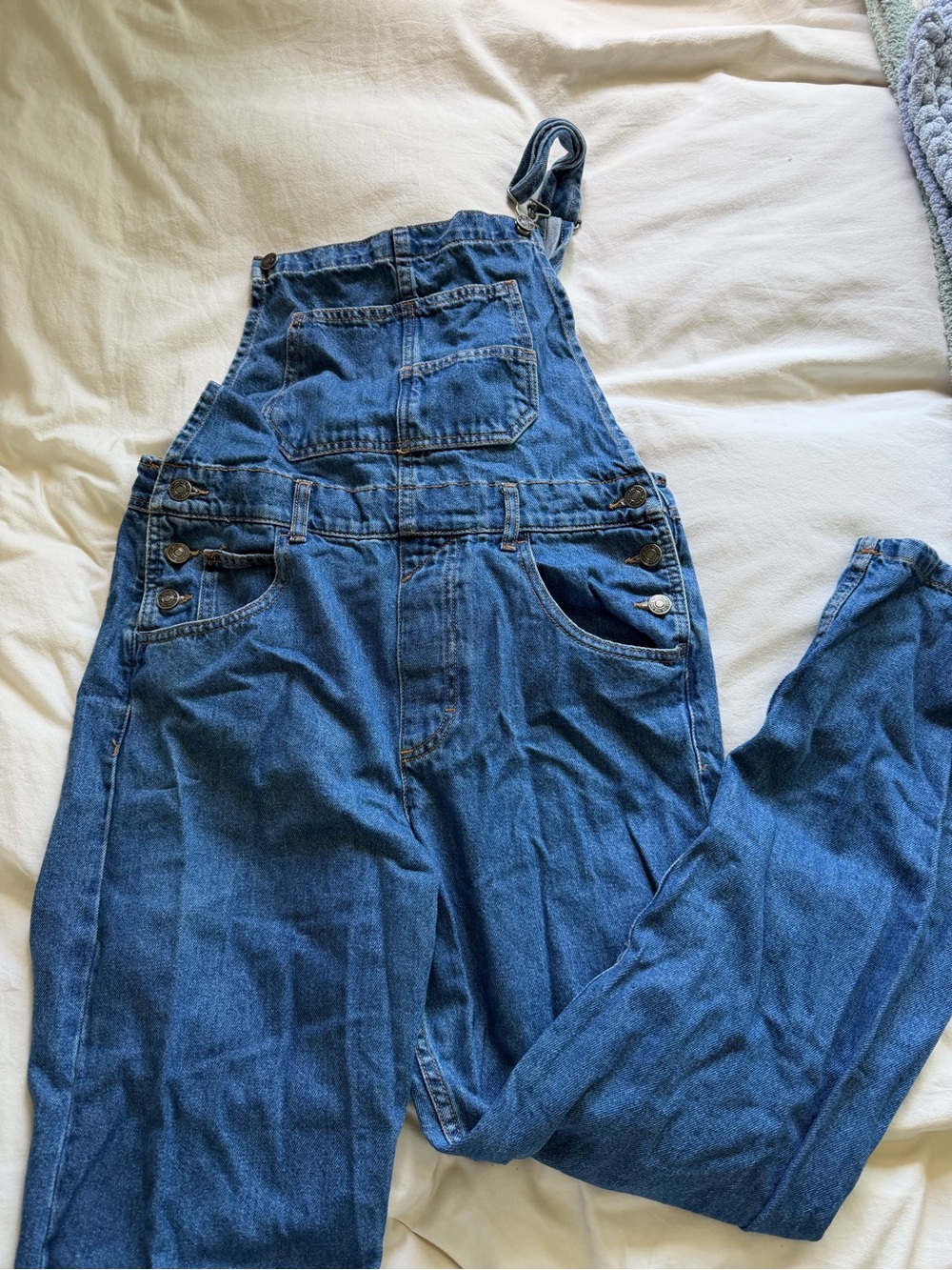 We The Free Ziggy Denim Overall Straight Leg